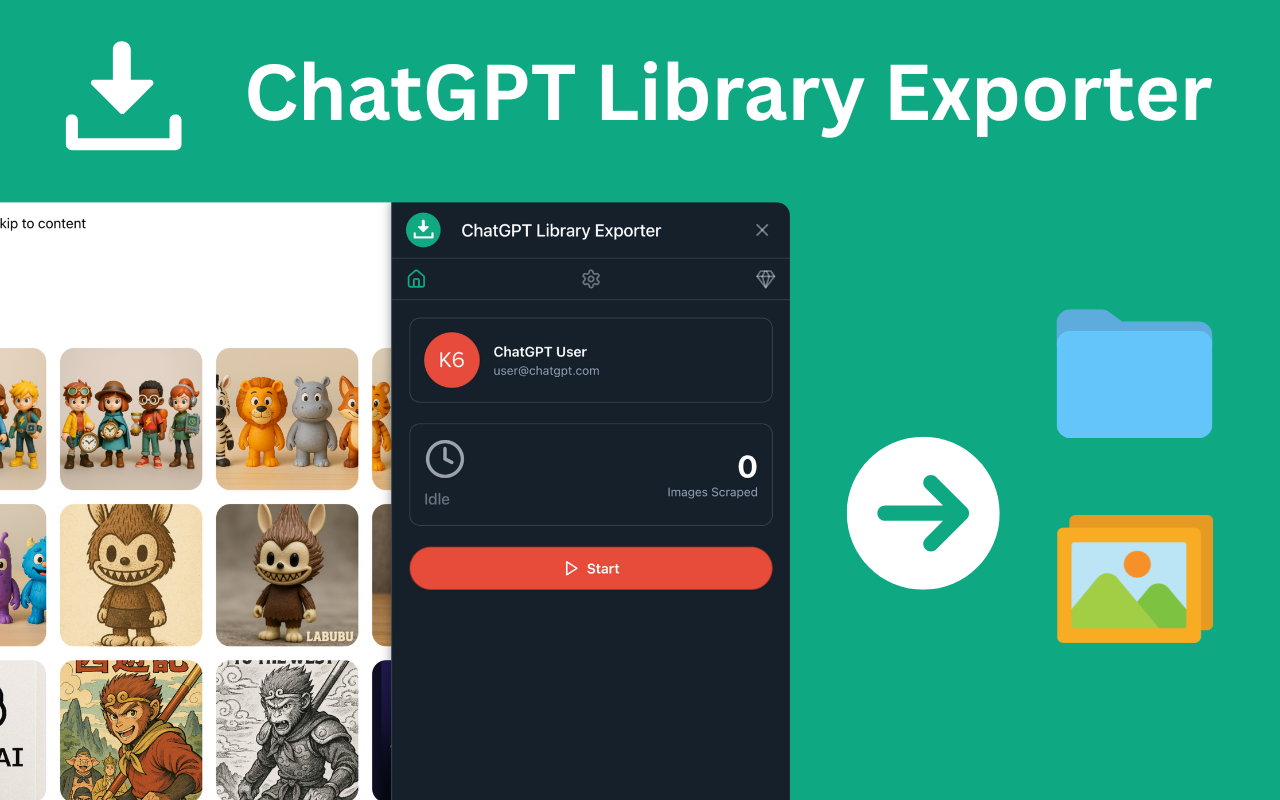 ChatGPT Library Exporter
