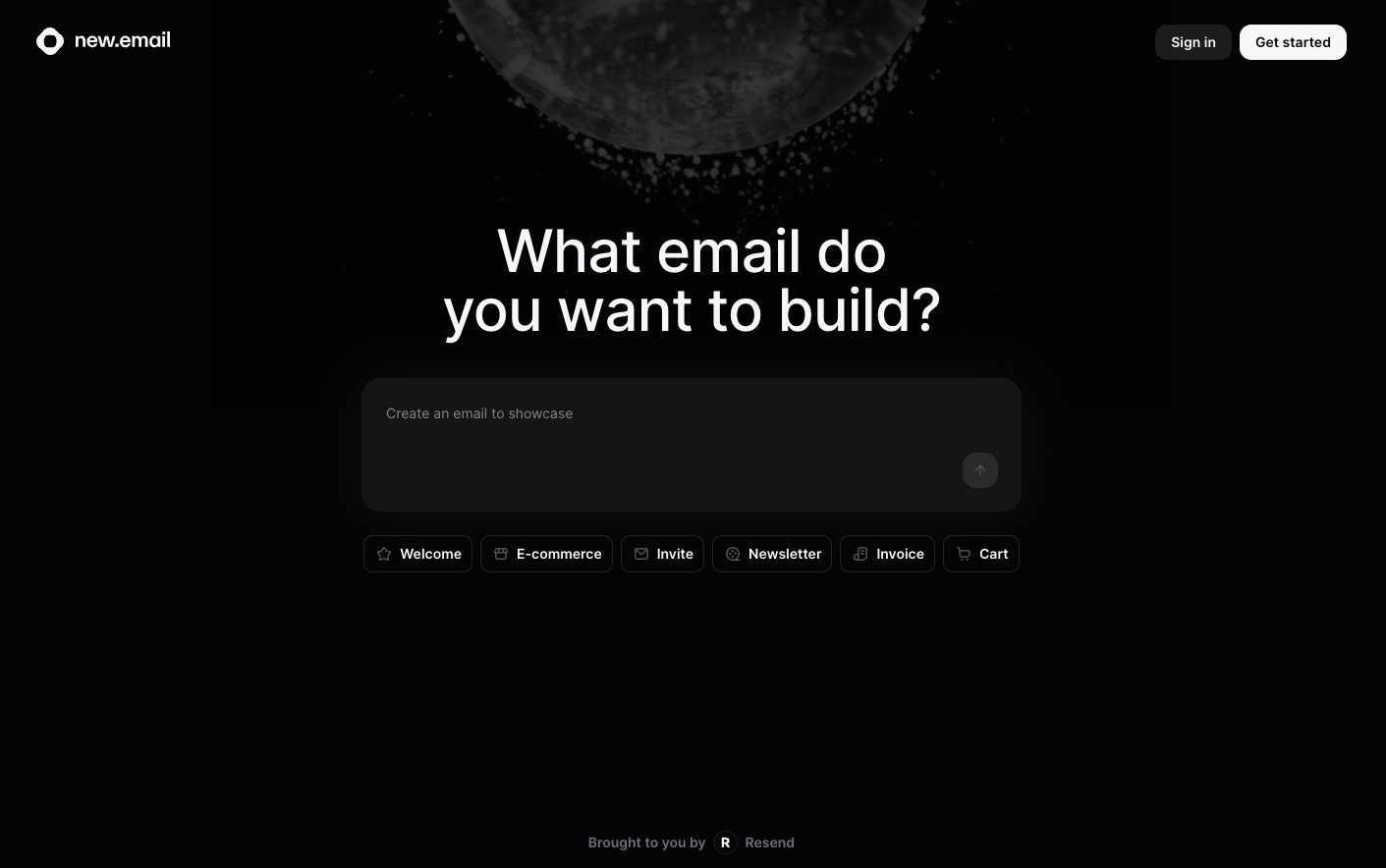 new.email by Resend
