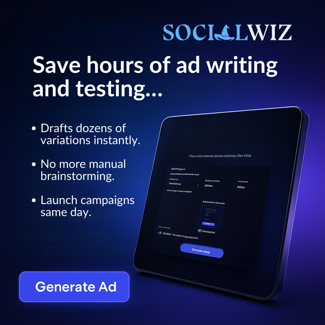 Socialwiz Ad Copy Generator