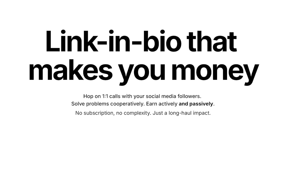 Bio Calls by Cross Paths