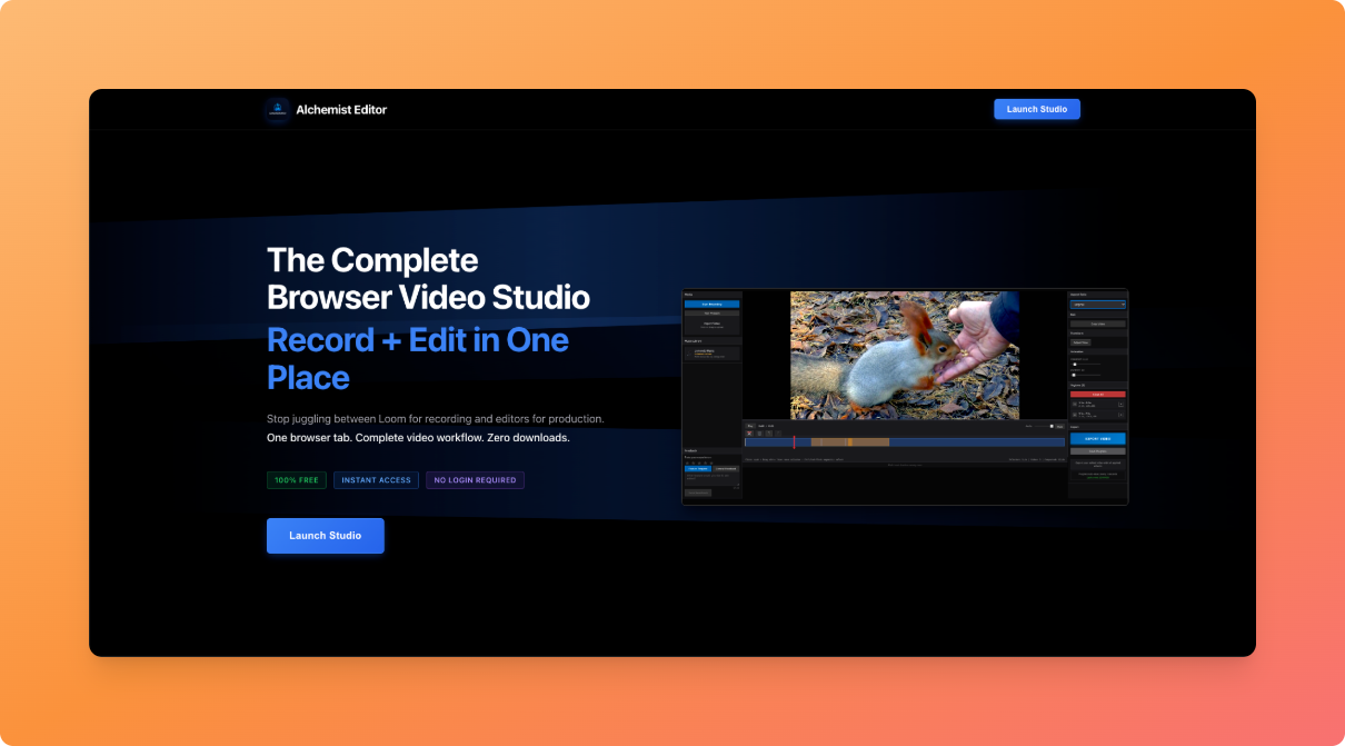 Alchemist Editor
