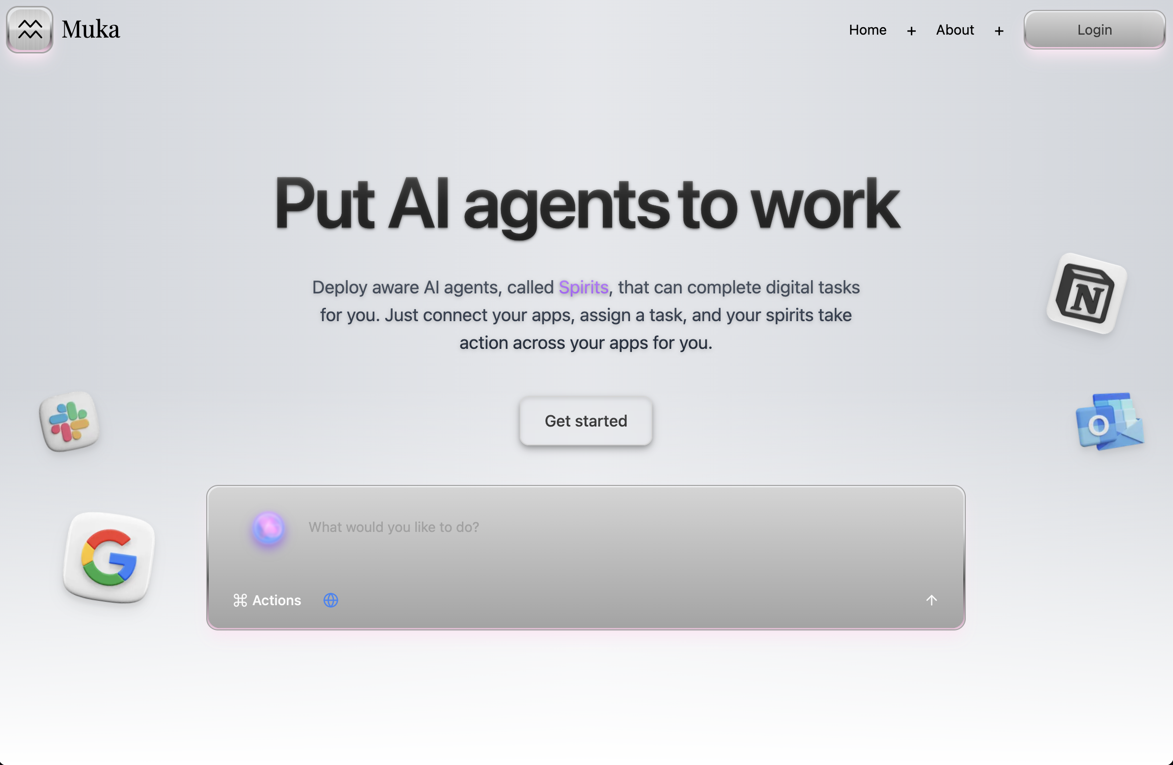 Muka - AI Agents for your apps