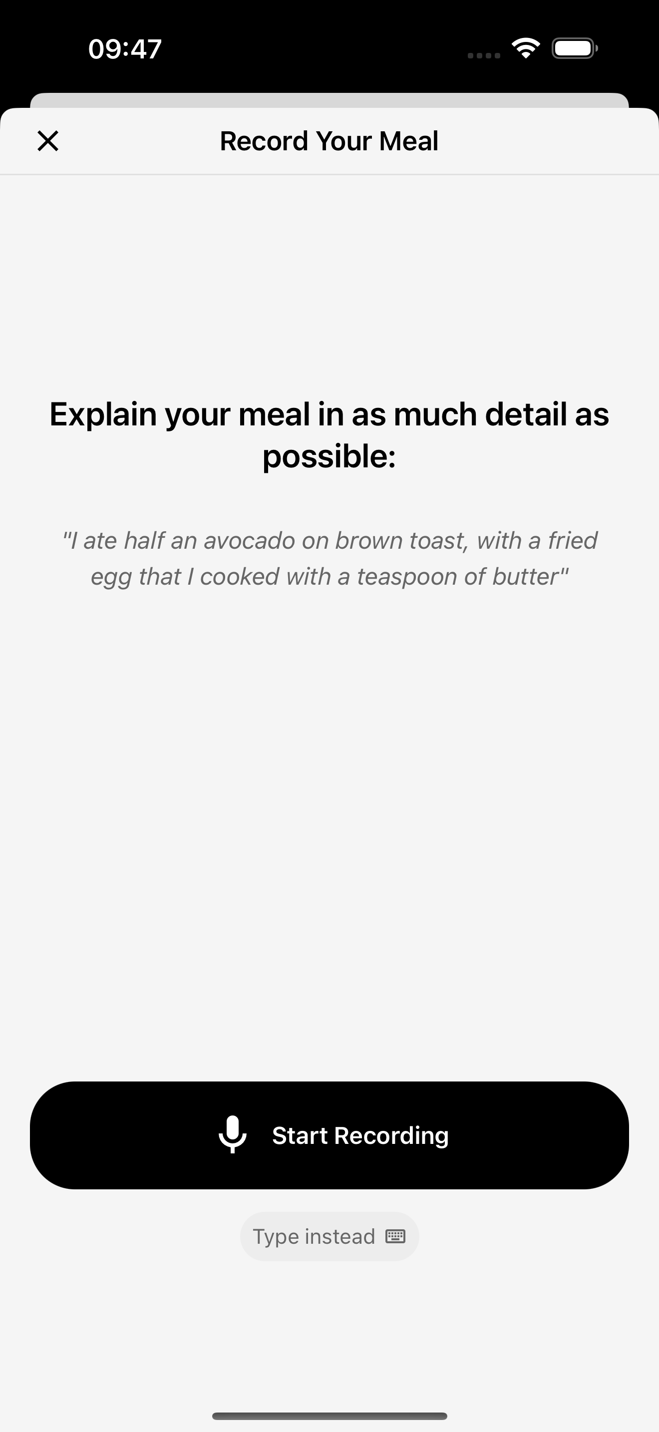 Saylo AI - Just say what you ate