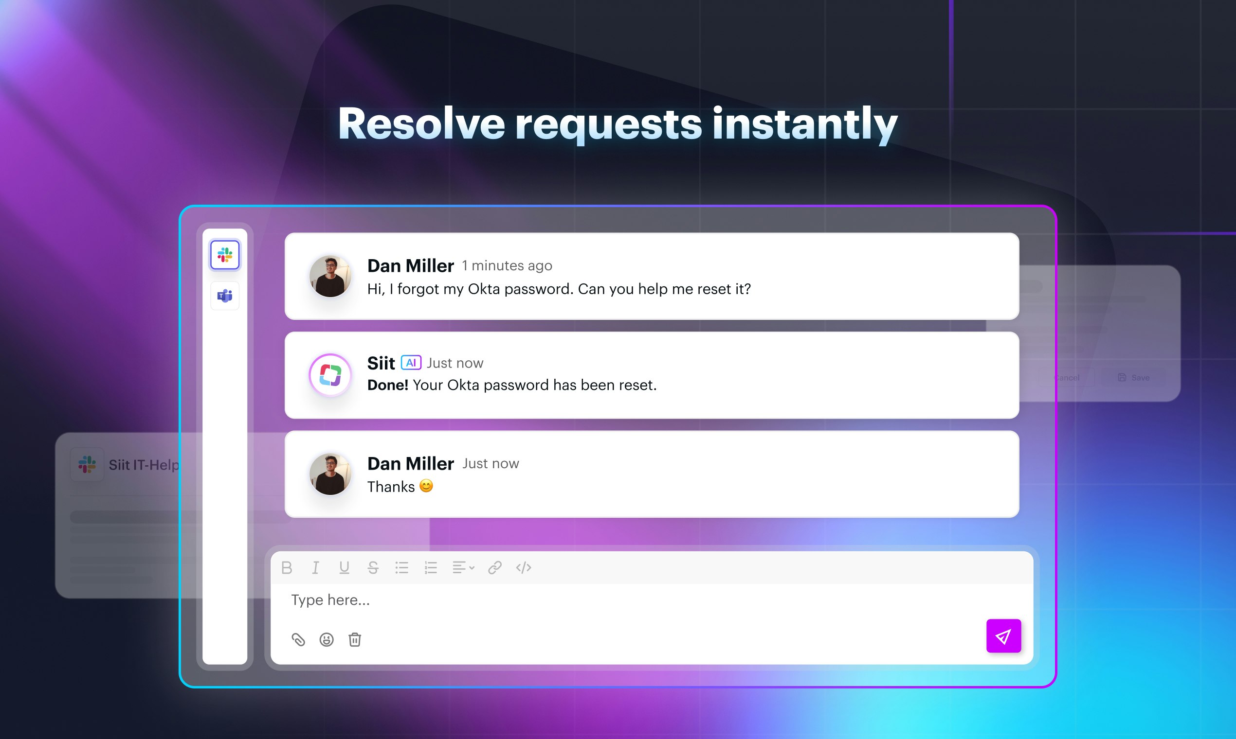Siit AI IT Support Agent