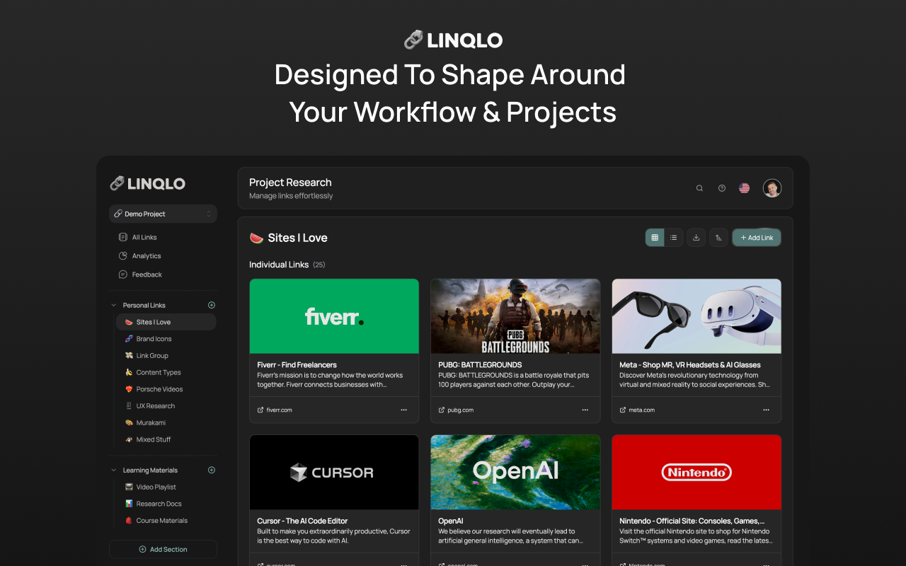 LINQLO | Public Beta
