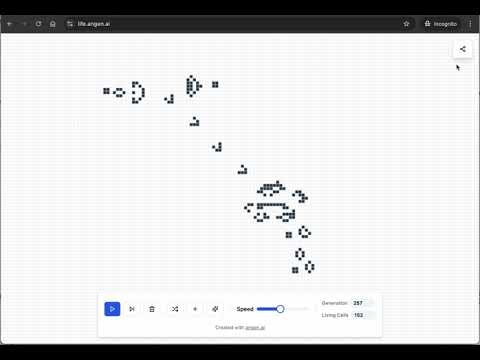 Conway's Game of Life with AI