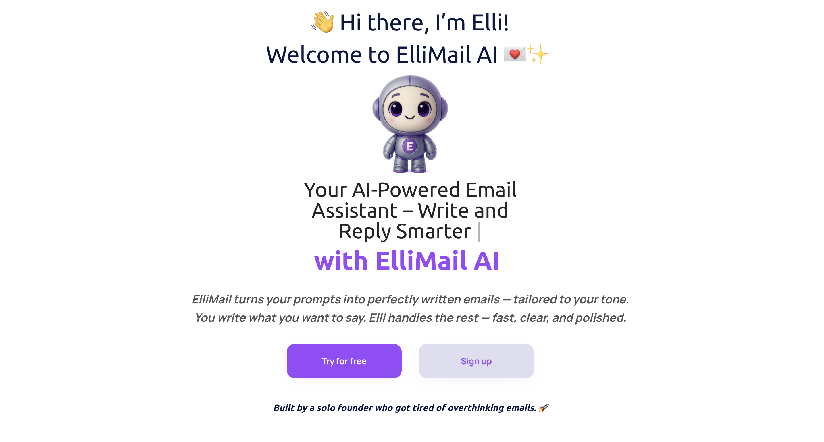 ElliMail AI