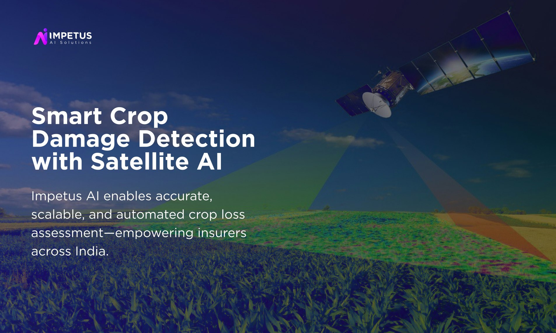 Space technology on Crop Damage Tool