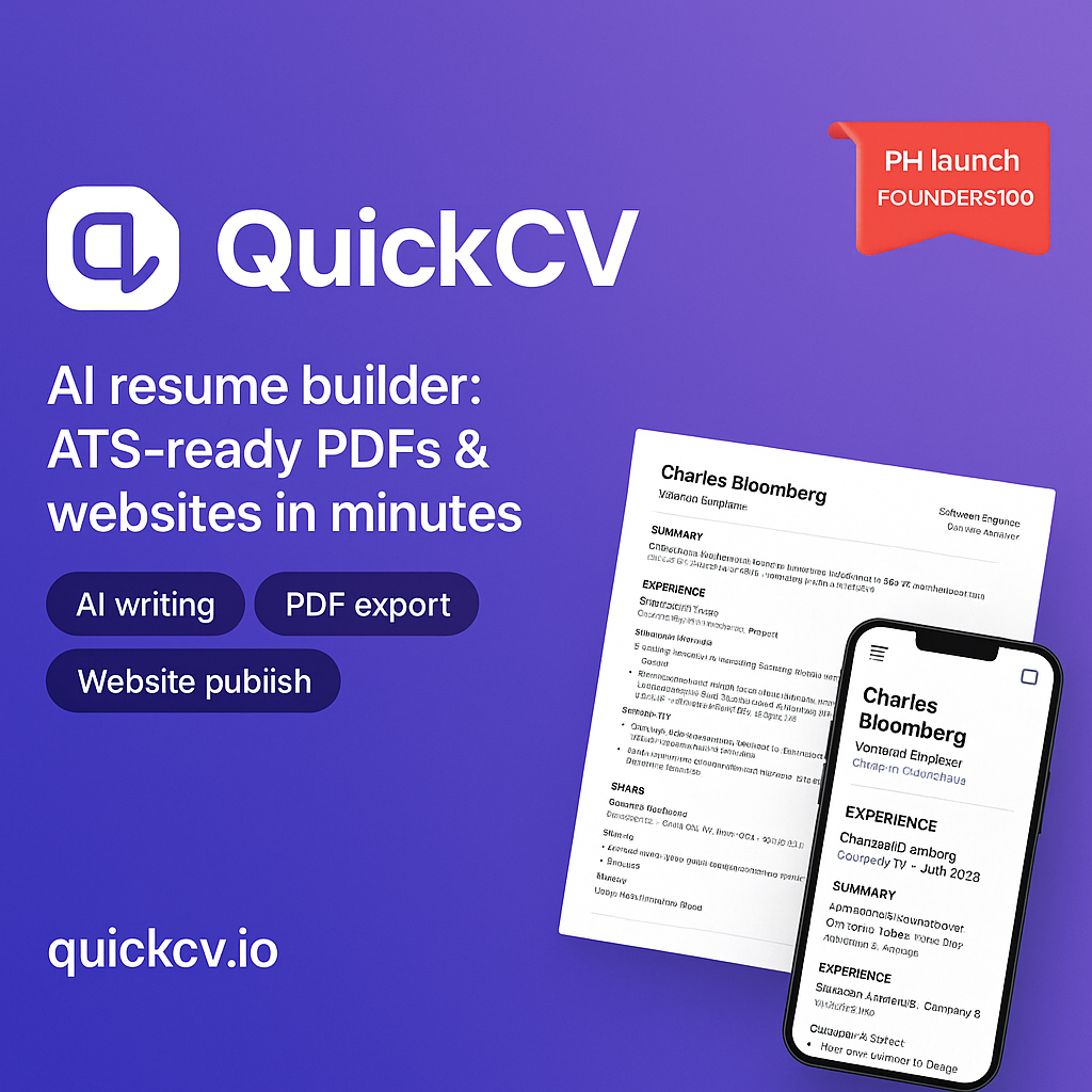 QuickCV