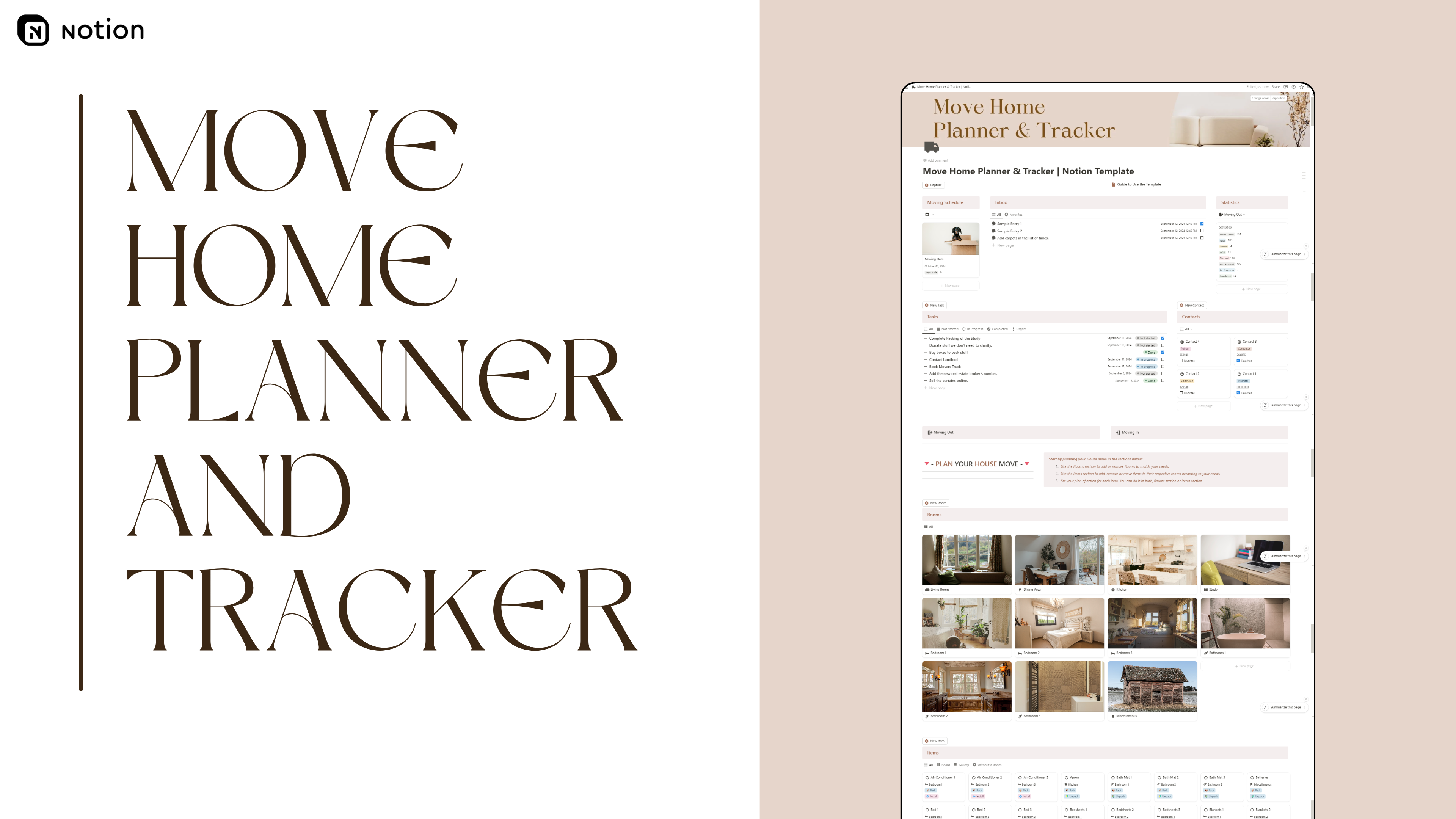 Move Home Planner & Tracker