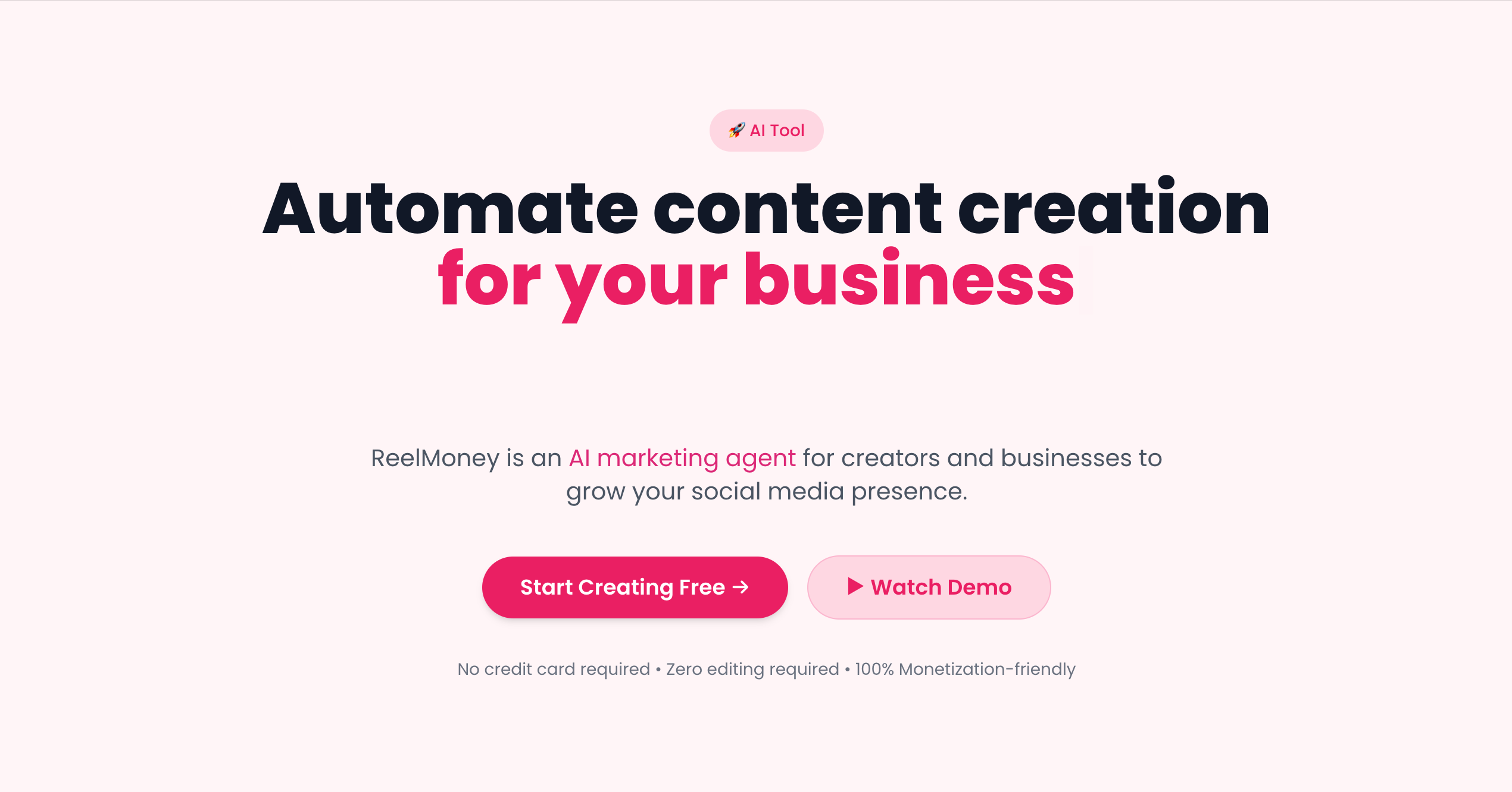 ReelMoney - AI Avatar & Faceless videos