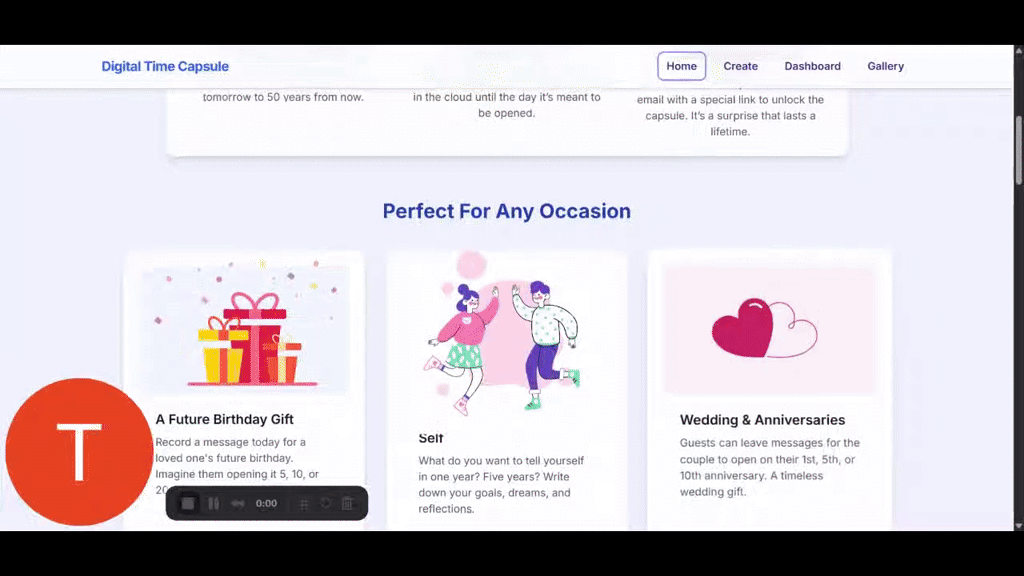 Digital Time Capsule