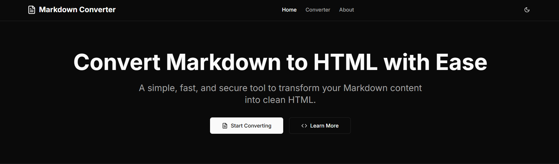 Markdown Converter