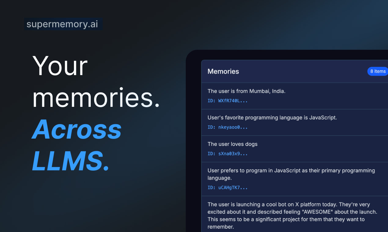 Universal Memory MCP