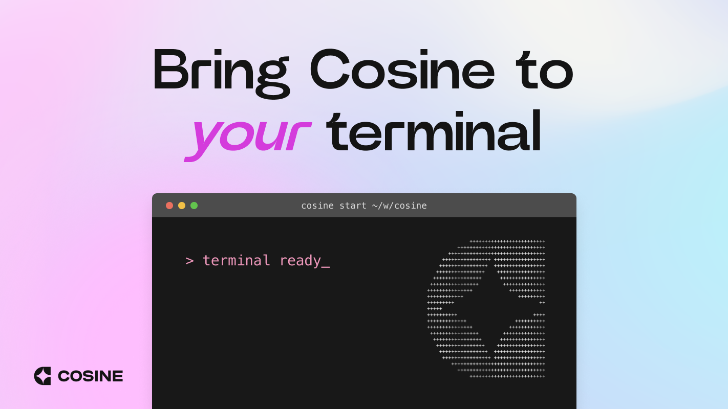 Cosine CLI