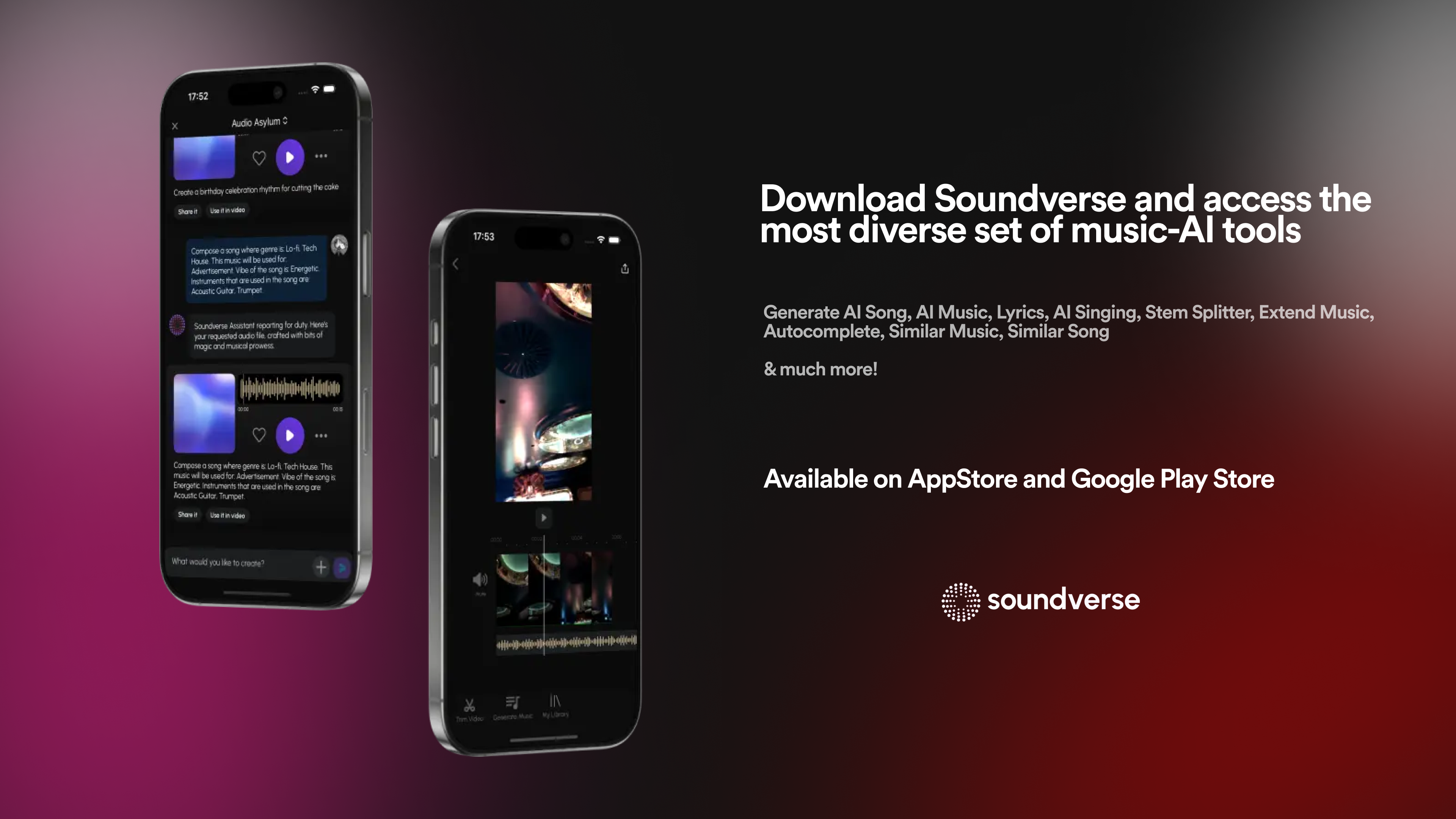 Soundverse iOS and Android App