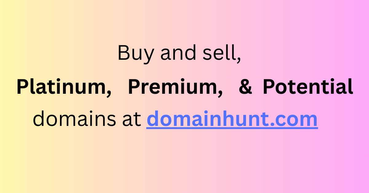 DomainHunt.com