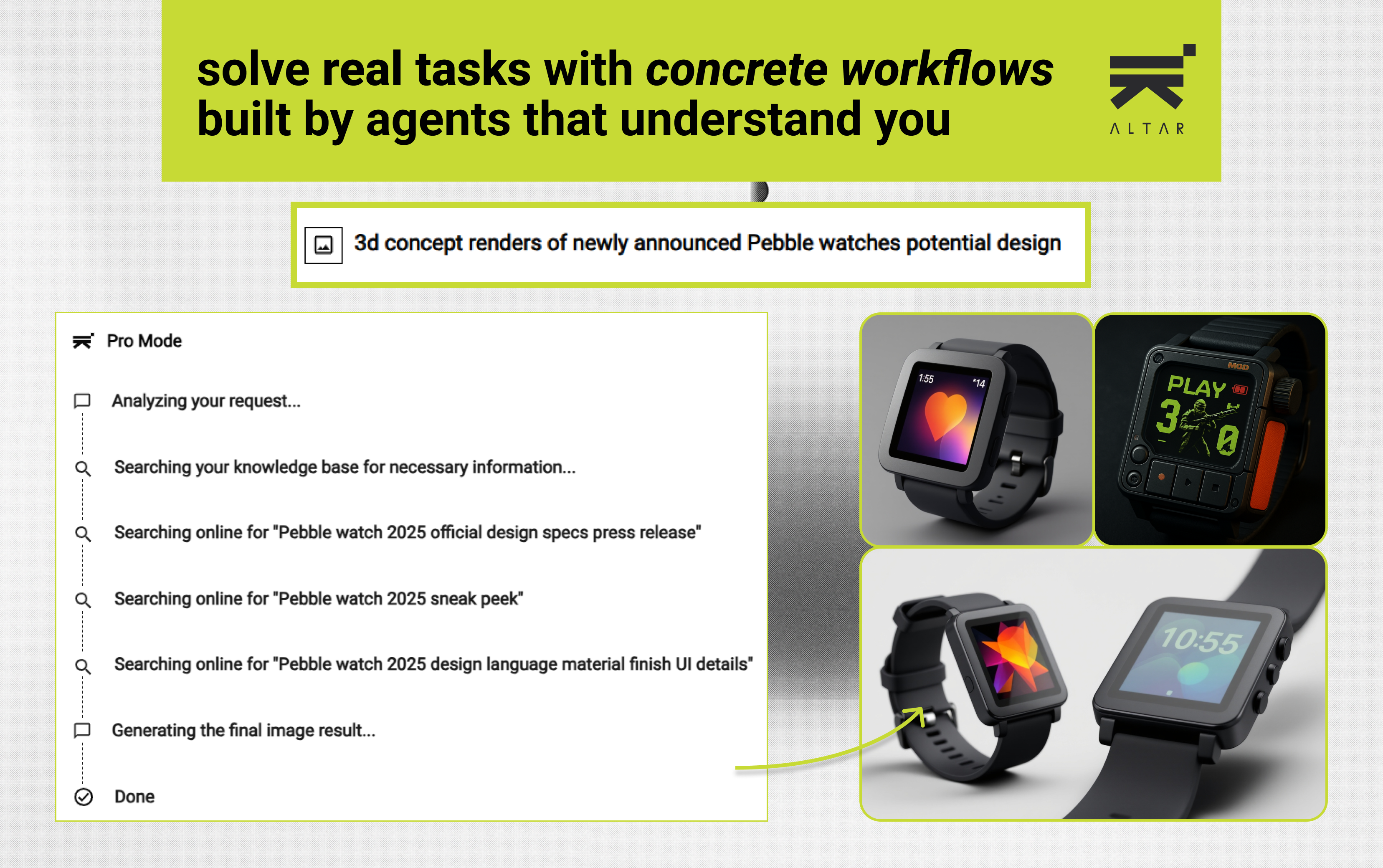 ALTAR 2.0 Personal Multi-Agent Workspace