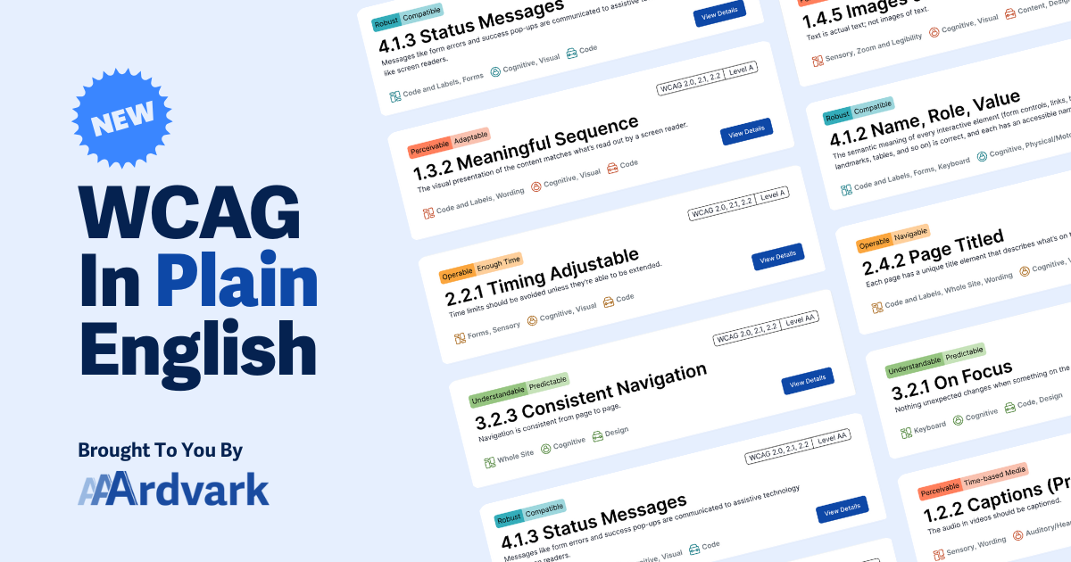WCAG in Plain English