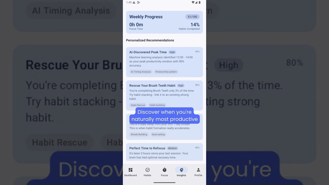 ZenTrack - AI Habit & Focus Tracker