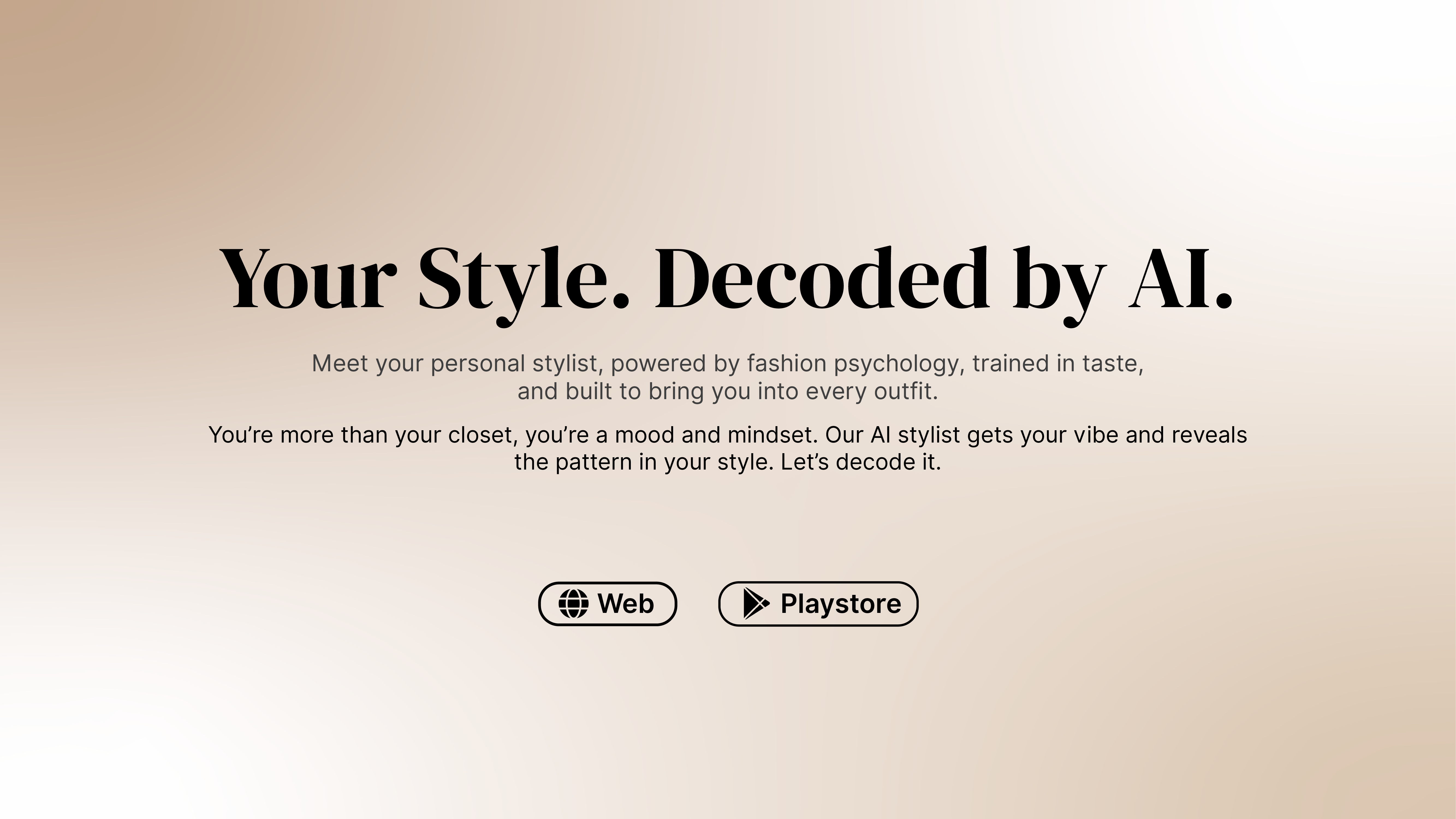 BeSpoke AI Stylist (Early Access)